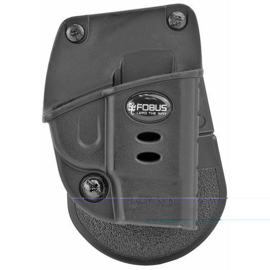 Fobus, E2 Paddle Holster, Fits Ruger LCP & Kel-Tec P-3AT 2nd Gen, Right Hand, Kydex, Black