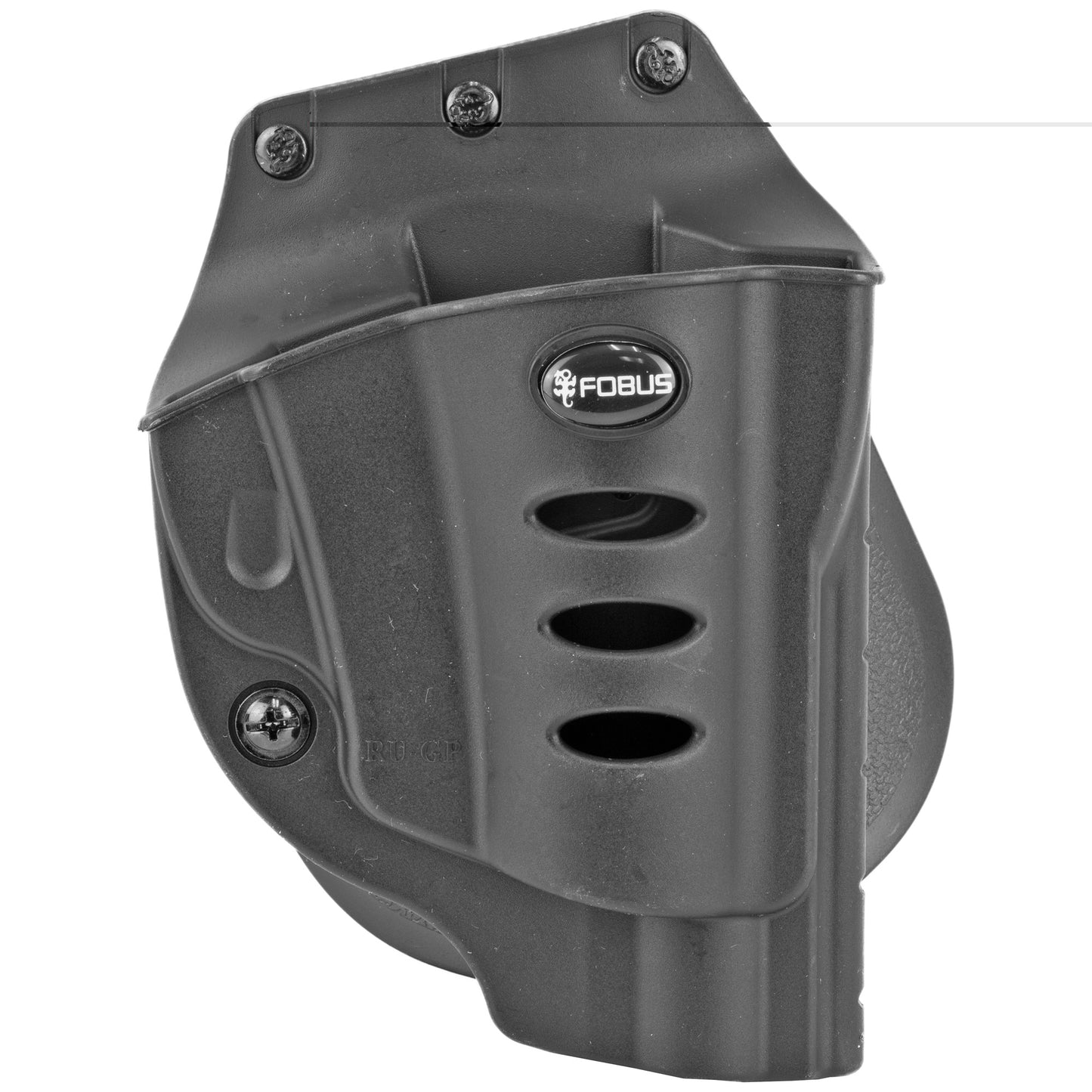 Fobus, E2 Paddle Holster, Fits Ruger GP100, Right Hand, Kydex, Black