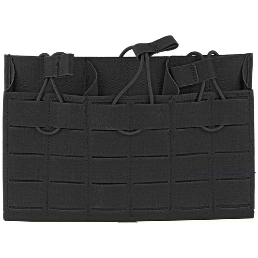 Grey Ghost Gear, Compact Triple Mag Panel 5.56, Mag Pouch, Black