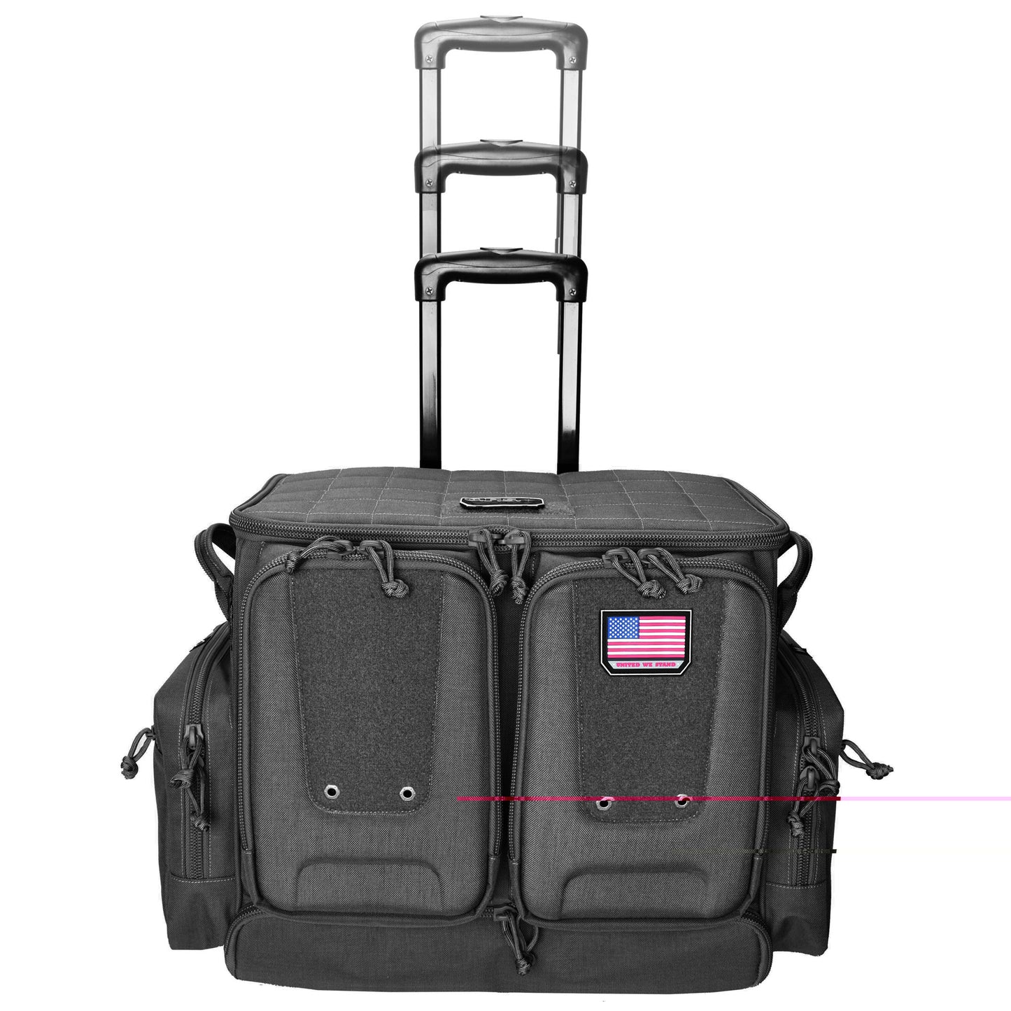 GPS, Tactical Rolling Range Bag, Black