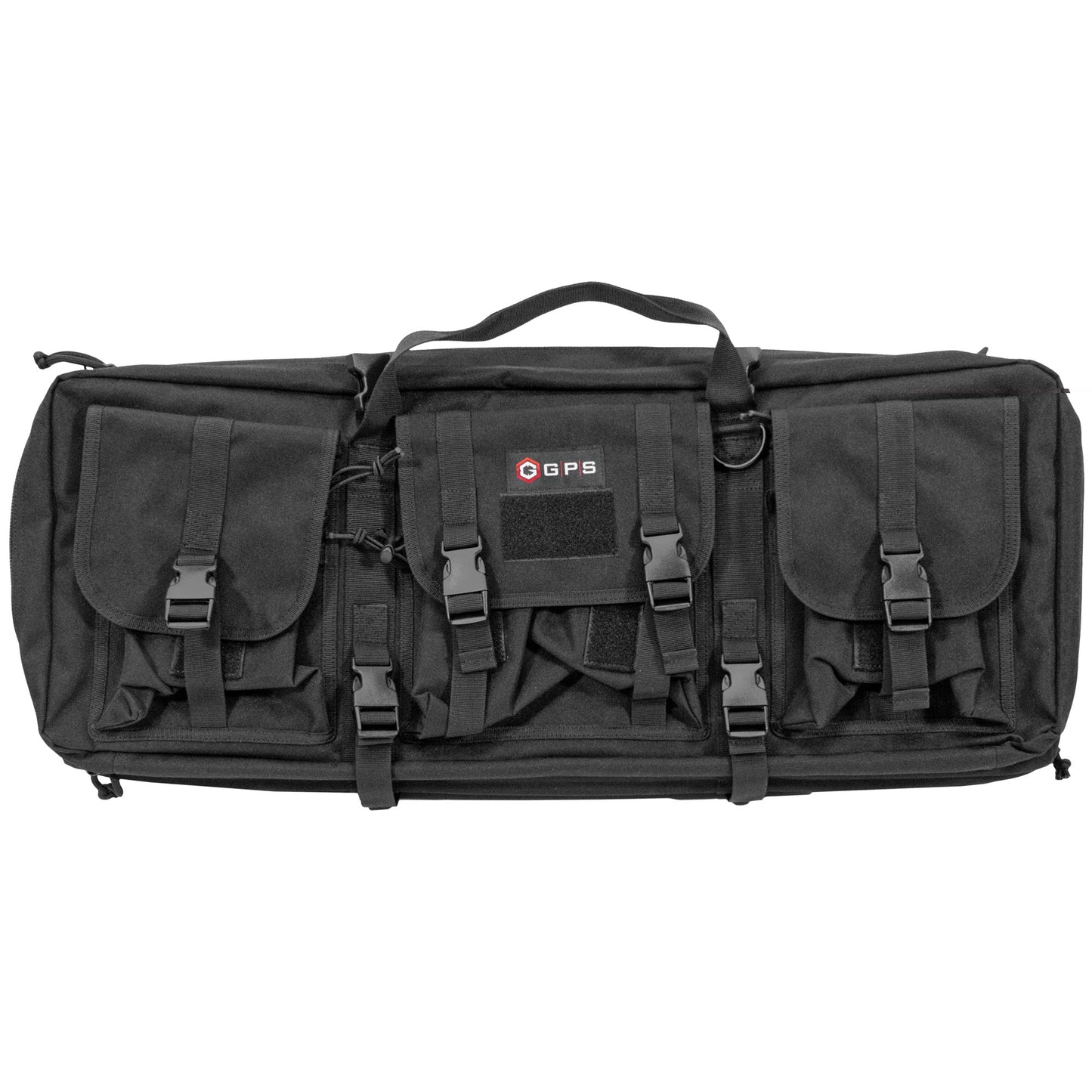 GPS, Tactical Double Rifle Case, Black, 28"