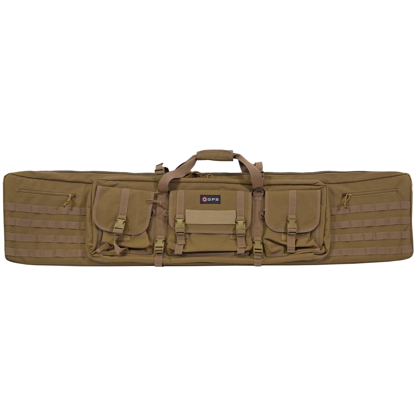 GPS, Tactical Double Rifle Case, Flat Dark Earth, 55"