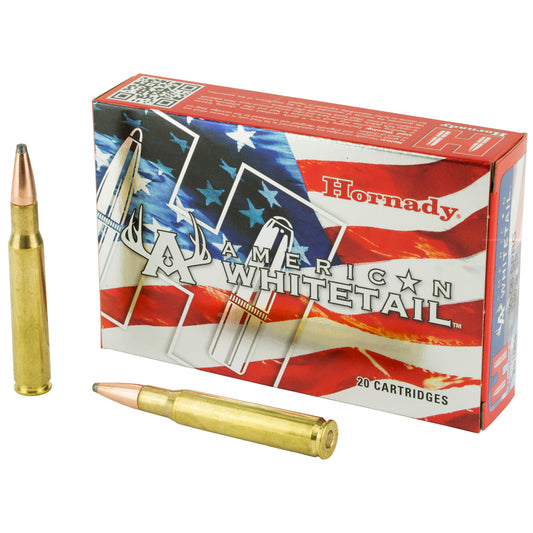 Hornady, American Whitetail, 30-06, 180 Grain, InterLock, 20 Round Box