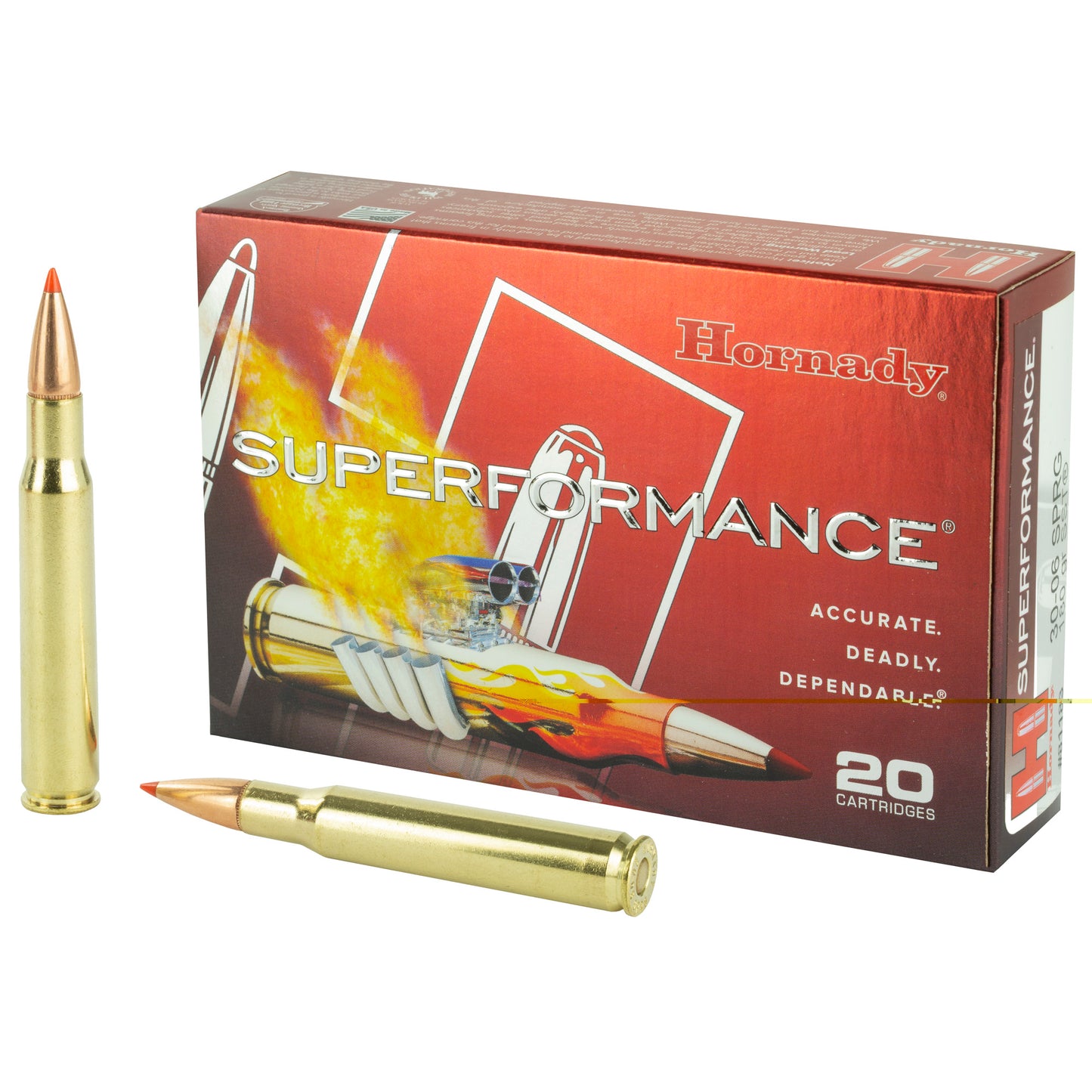 Hornady, SuperFormance, 30-06, 180 Grain, SST, 20 Round Box