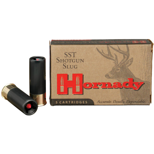 Hornady, SST, 12 Gauge 2.75", 300 Grain, FTX, Sabot Slug, 5 Round Box