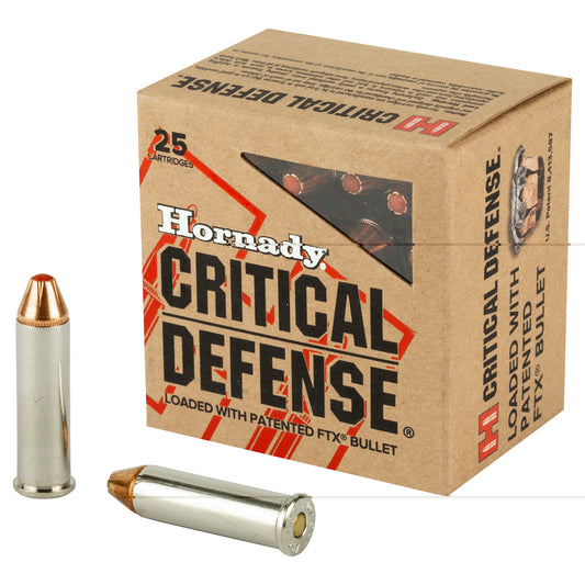 Hornady, Critical Defense, 357MAG, 125 Grain, Flex Tip, 25 Round Box