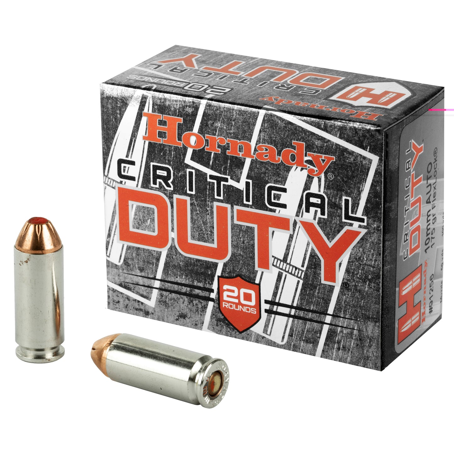 Hornady, Critical Duty, 10MM, 175 Grain, FlexLock Duty, 20 Round Box