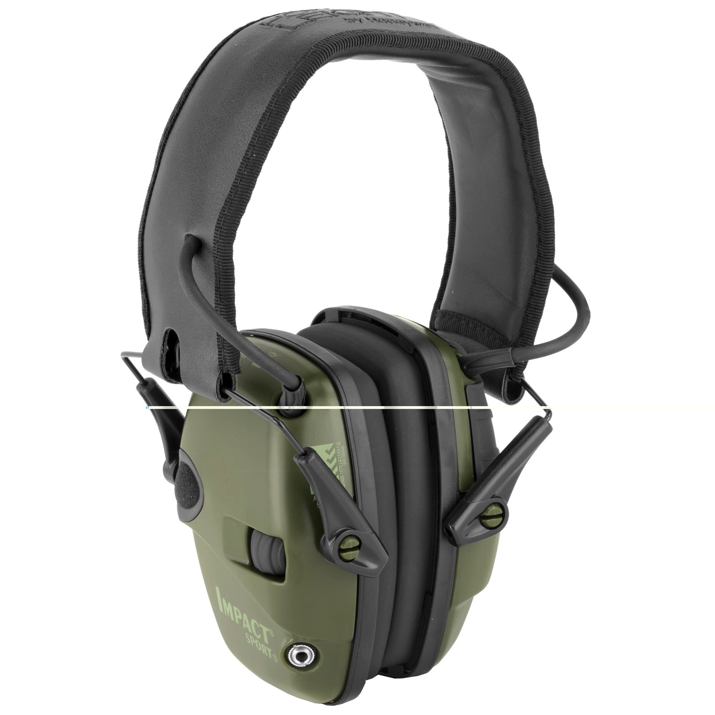 Howard Leight, Impact Sport, Electronic Earmuff, Folding, OD Green