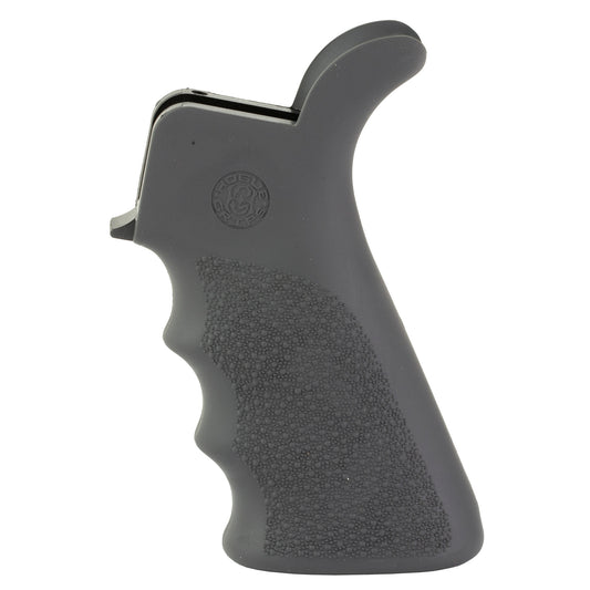Hogue, OverMolded Rifle Grip, Beavertail, Finger Grooves, Fits AR Rifles, Slate Gray