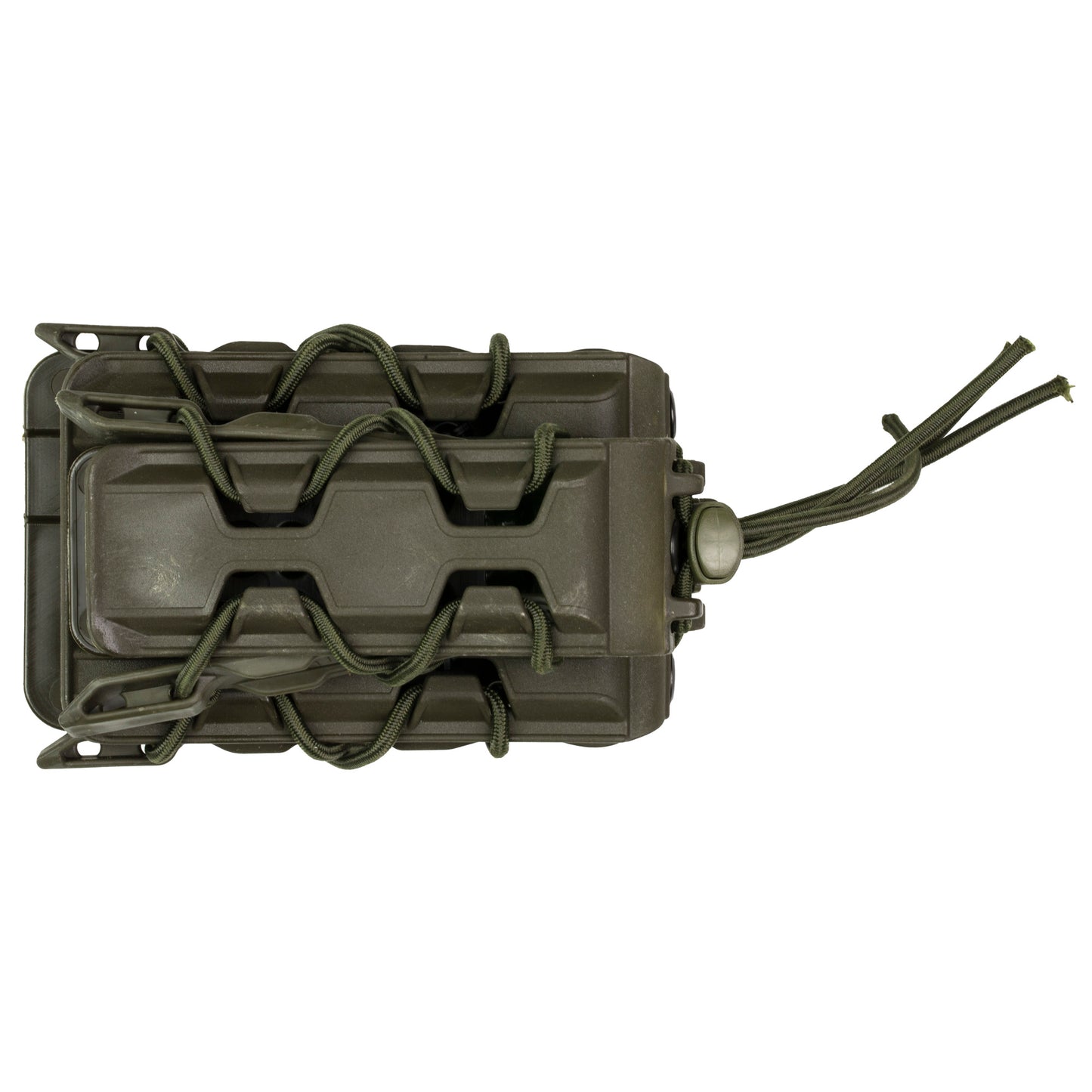 High Speed Gear, Polymer Taco Double Decker, Double Magazine Pouch, Molle, Fits 1 AR15 Magazine and 1 Pistol Magazine, Polymer Construction, Olive Drab Green