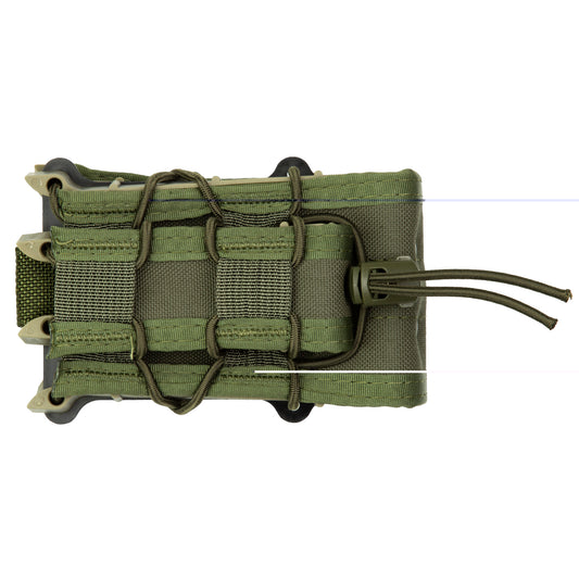 High Speed Gear, X2RP TACO, Dual Rifle Magazine Pouch, Molle, Fits Most Rifle Magazines, Single Pistol Magazine Pouch, Fits Most Pistols Magazines, Hybrid Kydex and Nylon, Olive Drab Green