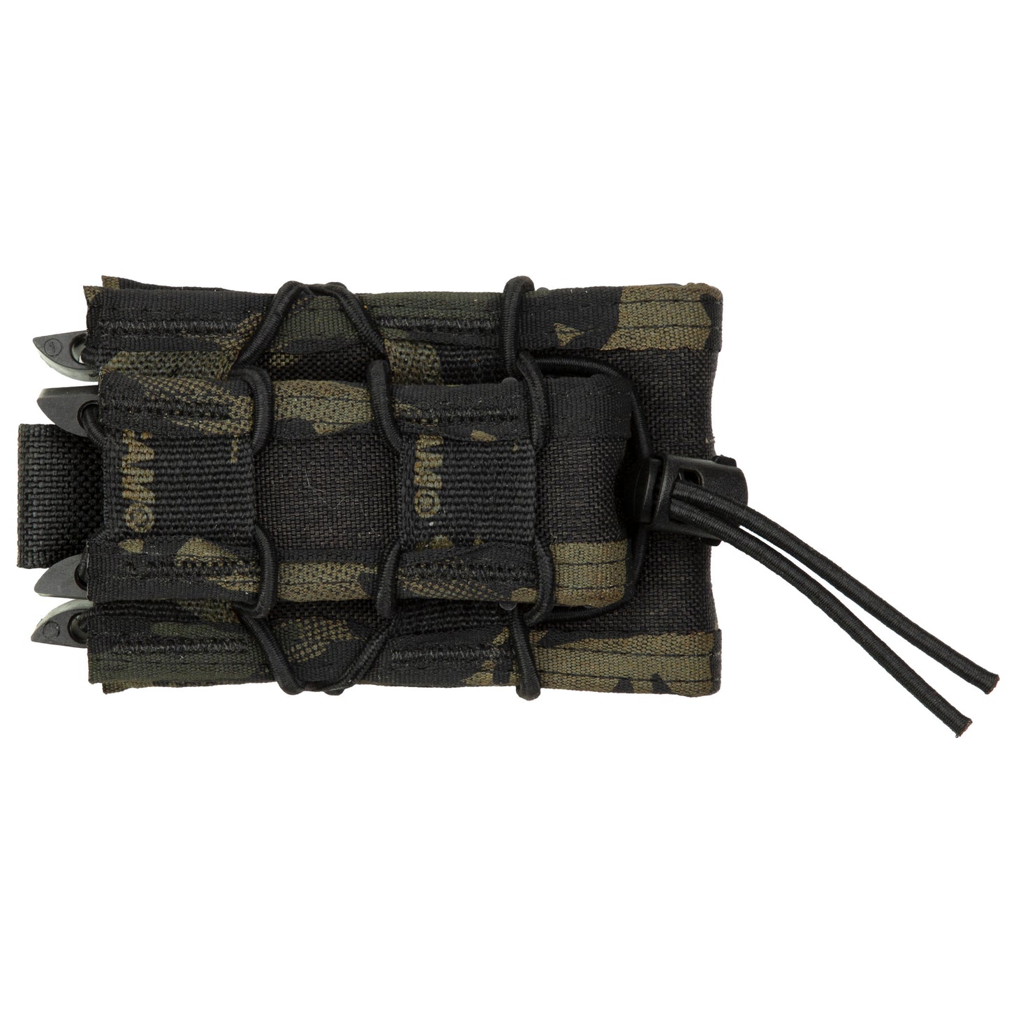 High Speed Gear, Double Decker TACO, Dual Magazine Pouch, Molle, Fits (1) Rifle Magazine and (1) Pistol Magazine, Hybrid Kydex and Nylon, Multicam Black