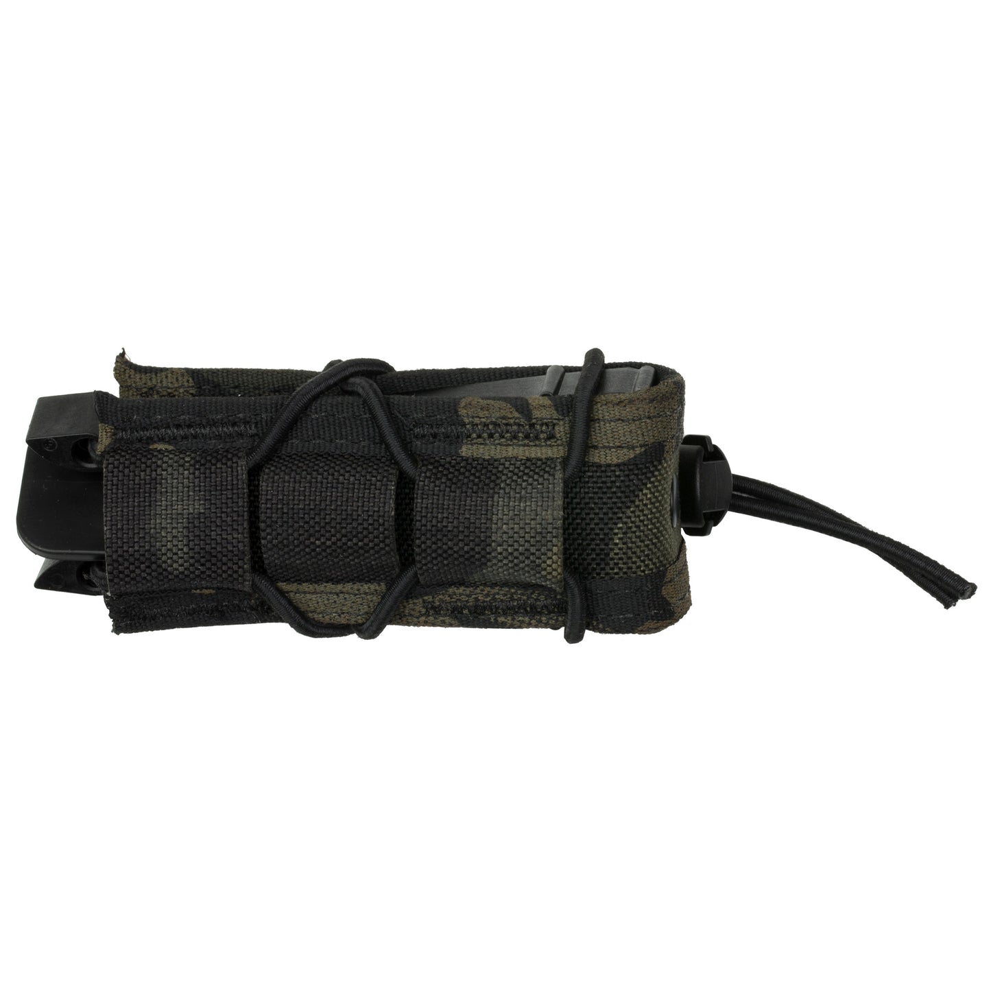 High Speed Gear, Pistol TACO, Single Magazine Pouch, Molle, Fits Most Pistol Magazines, Hybrid Kydex and Nylon, Multicam Black