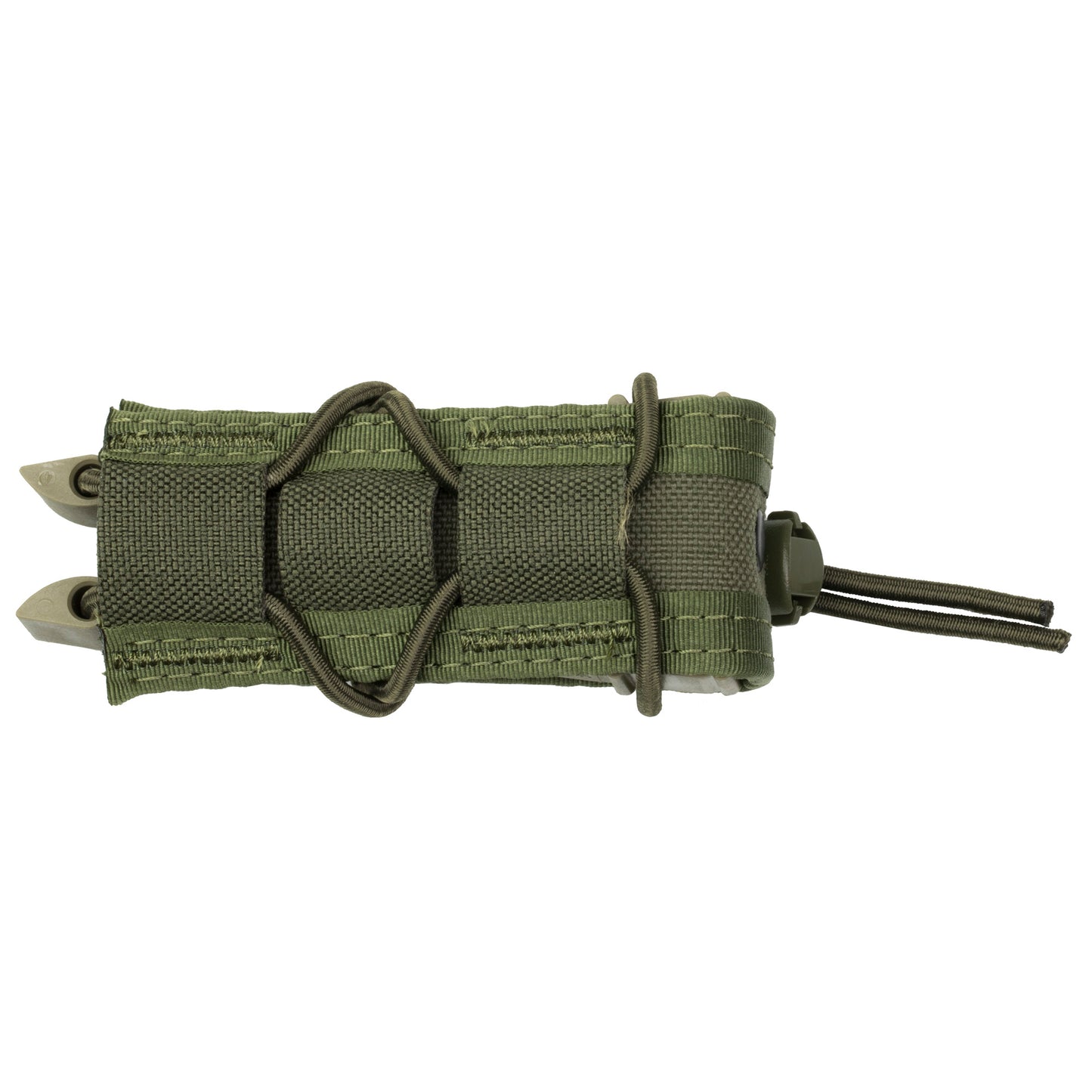 High Speed Gear, Pistol TACO, Single Magazine Pouch, Molle, Fits Most Pistol Magazines, Hybrid Kydex and Nylon, Olive Drab Green