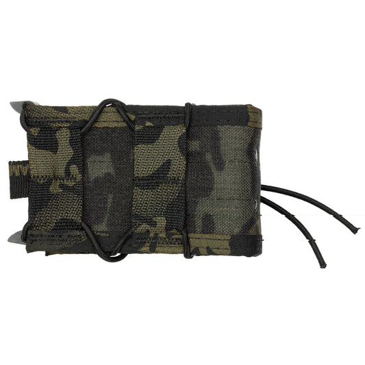 High Speed Gear, Rifle TACO, Single Magazine Pouch, MOLLE, Fits Most Rifle Magazines, Hybrid Kydex and Nylon, Multicam Black