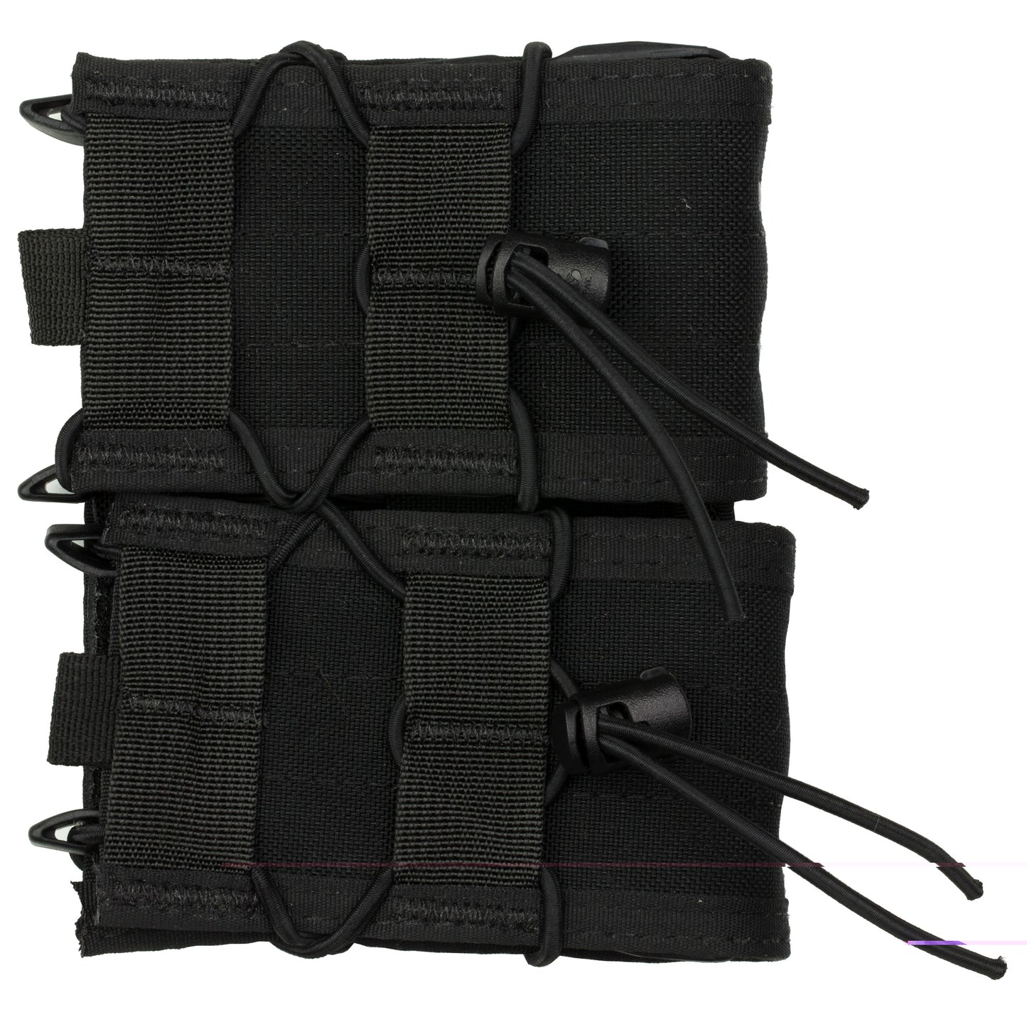 High Speed Gear, Double Rifle TACO, Dual Magazine Pouch, Molle, Fits Most Rifle Magazines, Hybrid Kydex and Nylon, Black