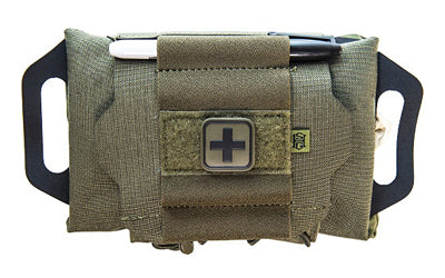 High Speed Gear, ReFlex IFAK System, Compatible with MOLLE and Belts 1.5"-2.5", Nylon Construction, Olive Drab Green