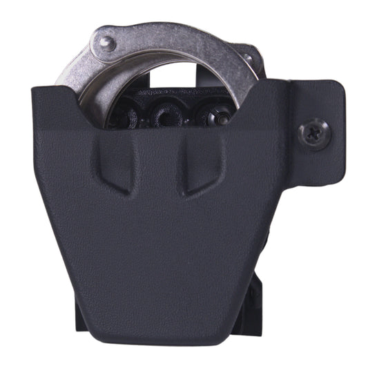 High Speed Gear, Uniform Line, Handcuff Holster, For S&W Hinged Handcuff, Fits MOLLE/Belt, Black, Kydex