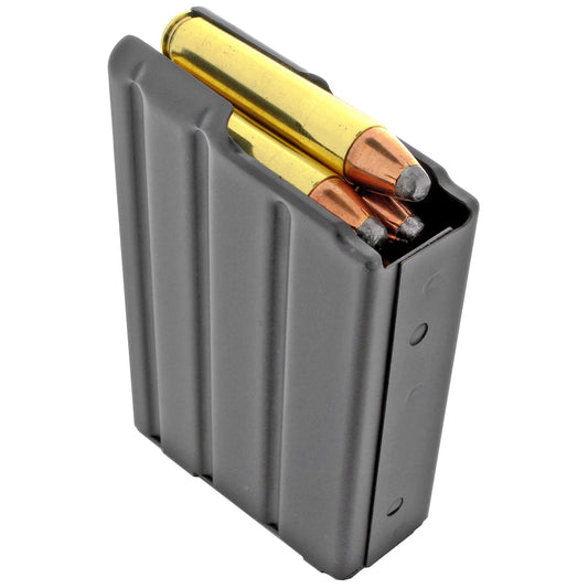 DURAMAG, Magazine, 350 Legend, 10 Rounds, Fits AR Rifles, Stainless Steel, Orange AGF follower, Black