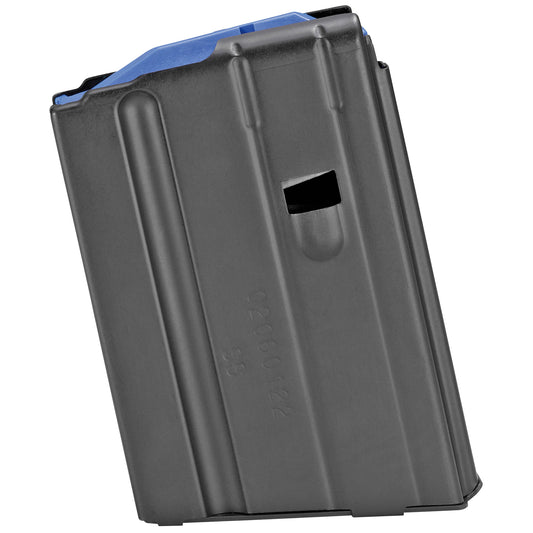 DURAMAG, Magazine, 6.5 Grendel, 10 Rounds, Fits AR Rifles, Stainless Steel, Blue Anti-Tilt AGF Follower, Black