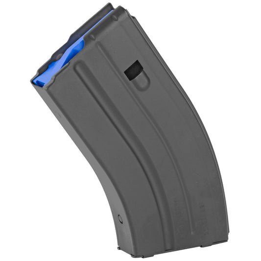 DURAMAG, DuraMag SS, Magazine, 6.5 Grendel, 20 Rounds, Fits AR Rifles, Blue AGF Anti-tilt Follower, Stainless Steel, Black