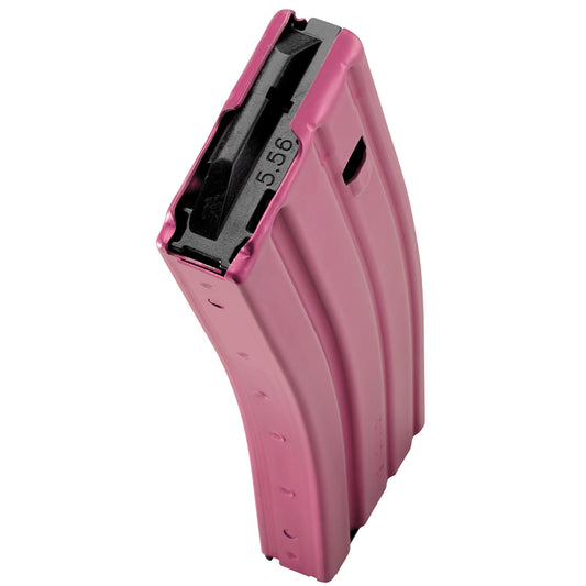 DURAMAG, DuraMag Speed, Magazine, 223 Remington/556NATO, 30 Rounds, Fits AR Rifles, Black AGF Anti-tilt Follower, Aluminum, Pink