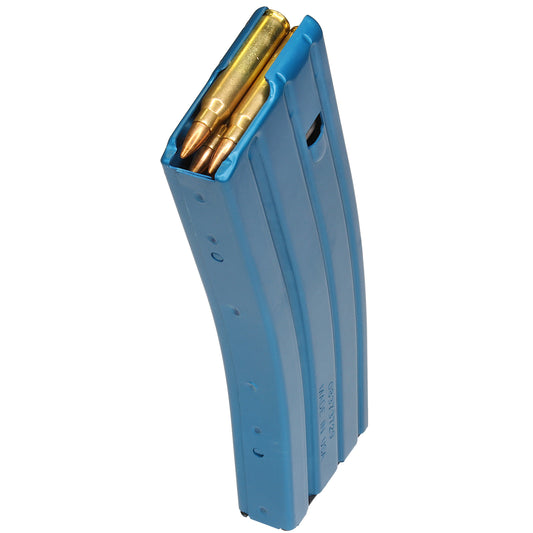 DURAMAG, Magazine, 223 Remington/556NATO, 30 Rounds, Fits AR Rifles, Black Anti-tilt AGF Follower, Aluminum, Blue