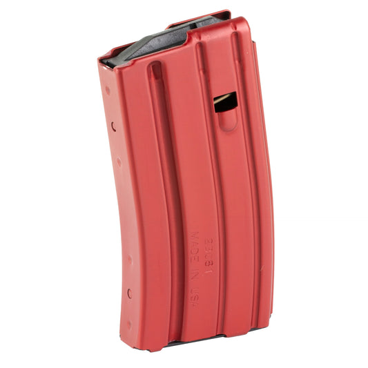 DURAMAG, Magazine, 223 Remington/556NATO/300 Blackout, 20 Rounds, Fits AR-15, Black AGF Follower, Aluminum, Red Gold