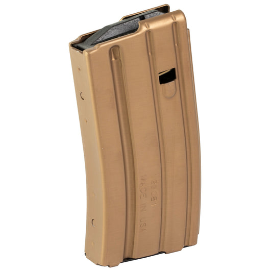 DURAMAG, Magazine, 223 Remington/556NATO/300 Blackout, 20 Rounds, Fits AR-15, Black AGF Follower, Aluminum, Bronze