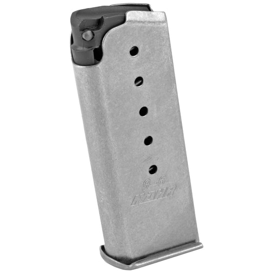 Kahr Arms, Magazine, 9MM, 6 Rounds, Fits MK9, Flush, Stainless