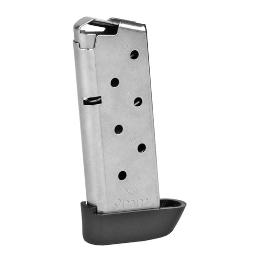 Kimber, Extended Magazine, 9MM, 7 Rounds, Fits Kimber Micro 9, Stainless
