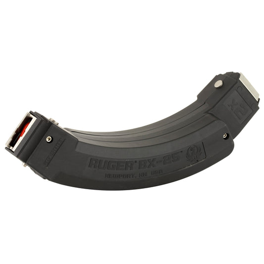 Ruger, Magazine, BX-25 2-Pack, 22LR, 25 Rounds, Fits 10/22, Polymer, Black, This is 2-25rd magazines coupled together