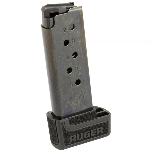 Ruger, Magazine, 380ACP, 7 Rounds, Fits Ruger LCP II, with Extended Floor Plate, Black