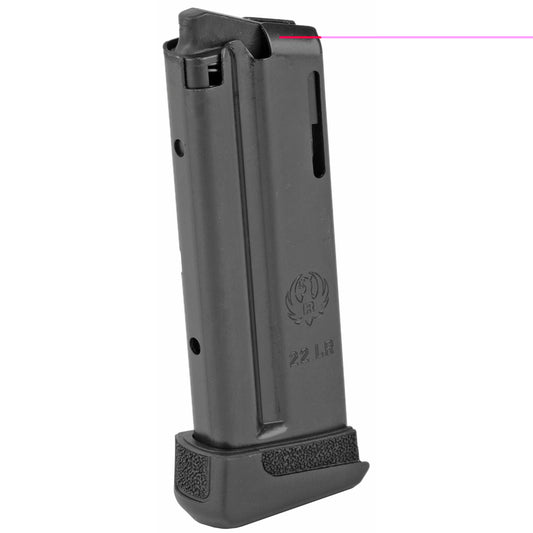 Ruger, Magazine, 22LR, 10 Rounds, Fits Ruger LCP II, with Extended Floorplate, Steel, Blued Finish