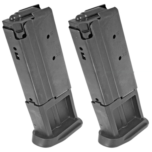 Ruger, Magazine, 5.7X28MM, 10 Rounds, Ruger-57, 2 Pack, Steel, Black