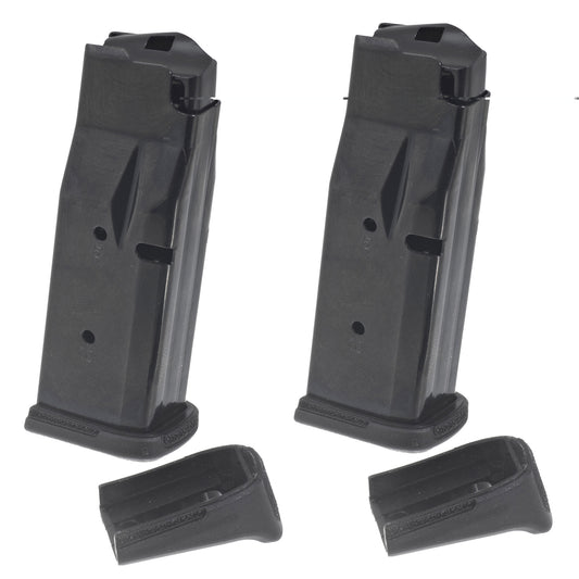 Ruger, Magazine, 380 ACP, 10 Rounds, Fits Ruger LCP MAX, Steel, Blued Finish, Black, 2 Pack