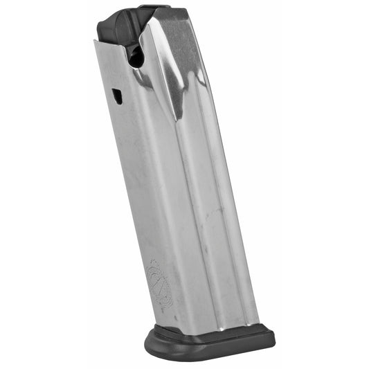 Springfield, Magazine, 9MM, 19 Rounds, Fits Springfield XDM, Stainless, Silver