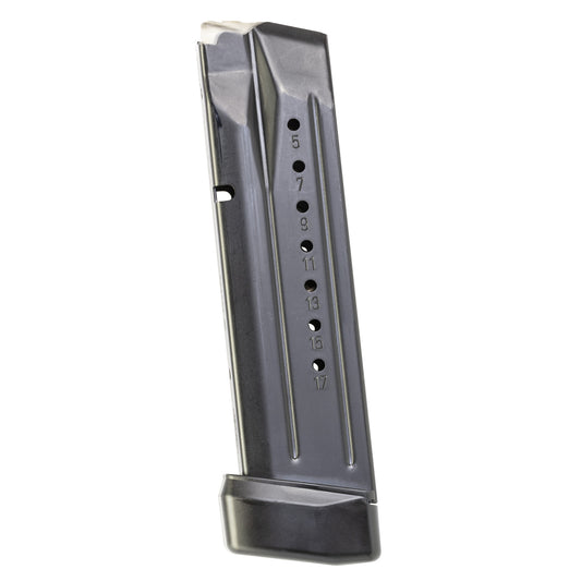 Smith & Wesson, Magazine, 9MM, 17 Rounds, Fits S&W Competitor, Steel, Black