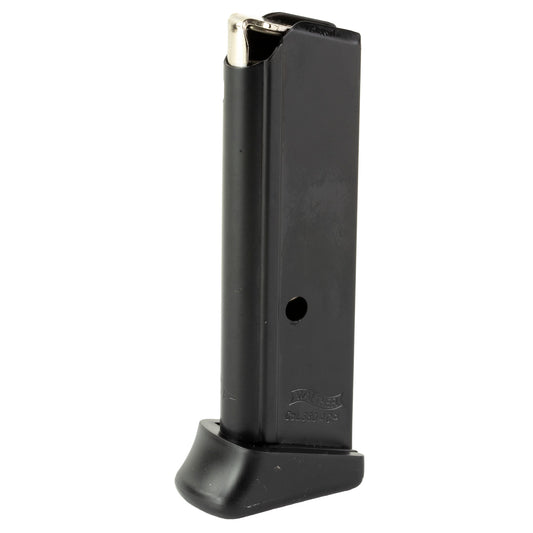 Walther, Magazine, 380ACP, 6 Rounds, Fits Walther PPK, with Finger Rest, Anti Friction Coating, Black