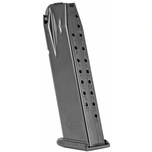 Walther, Magazine, 9MM, 18 Rounds, Fits PDP Full Size, Black