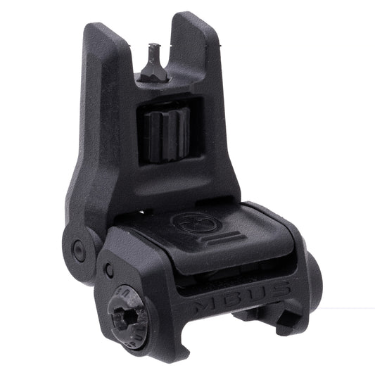 Magpul Industries, MBUS 3 Back-Up Front Sight, Tool-Less Elevation Adjustment Similar to MBUS Pro, Ambidextrous Push-Button Deployment, Fits Picatinny Rails, Flip Up, Black