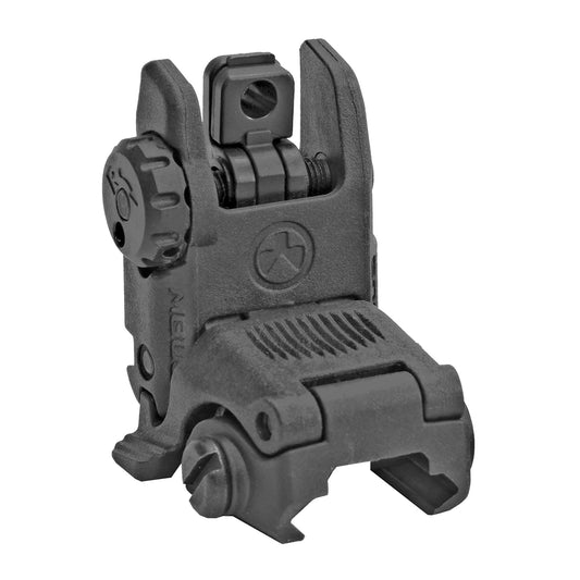 Magpul Industries, MBUS Back-Up Rear Sight Gen 2, Fits Picatinny Rails, Flip Up, Black