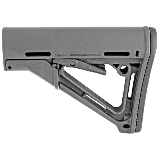 Magpul Industries, CTR Stock, Fits AR-15, Mil-Spec Dia, Gray