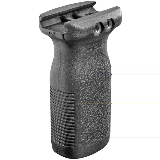 Magpul Industries, RVG Vertical Foregrip, Fits Picatinny, Black