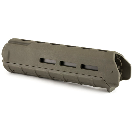 Magpul Industries, MOE M-LOK Handguard, Fits AR-15, Mid Length, Polymer Construction, Features M-LOK Slots, Olive Drab Green