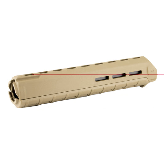 Magpul Industries, MOE M-LOK Handguard, Fits AR-15, Rifle Length, Polymer Construction, Features M-LOK Slots, FDE