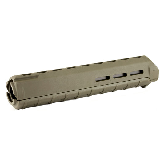 Magpul Industries, MOE M-LOK Handguard, Fits AR-15, Rifle Length, Polymer Construction, Features M-LOK Slots, OD Green