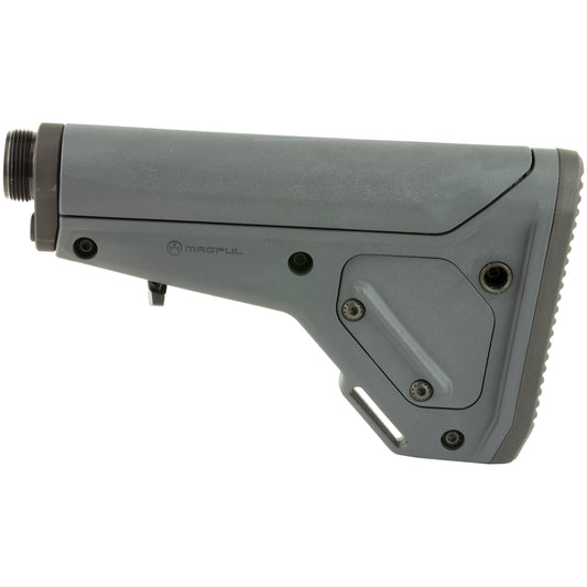 Magpul Industries, UBR Gen 2, Utility/Battle Rifle Adjustable Carbine Stock, Buffer Tube Included, Fits AR15/M4/AR10/SR25, Gray