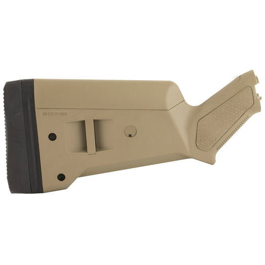 Magpul Industries, SGA Stock, Fits Mossberg 500/590, Flat Dark Earth