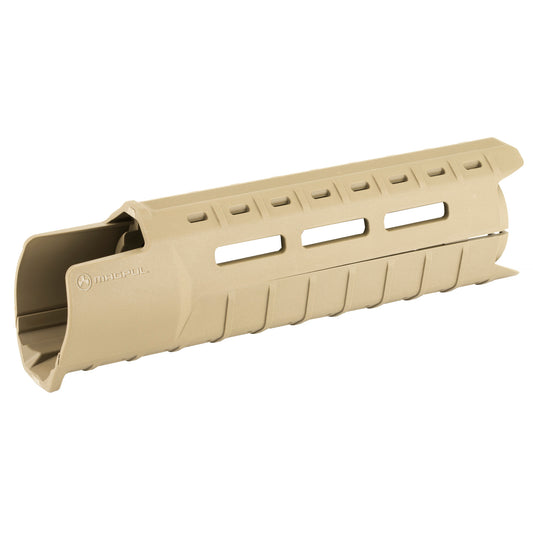 Magpul Industries, MOE Slim Line Handguard, Fits AR-15, Carbine Length, Polymer Construction, Features M-LOK Slots, Flat Dark Earth